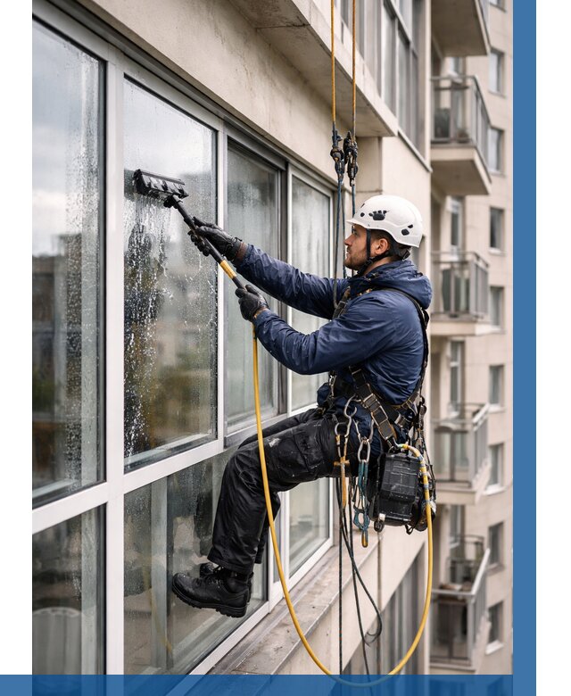 Мойка балконного остекления в Реутове от 3642 р. | ВЫСОТНИК-Ртв