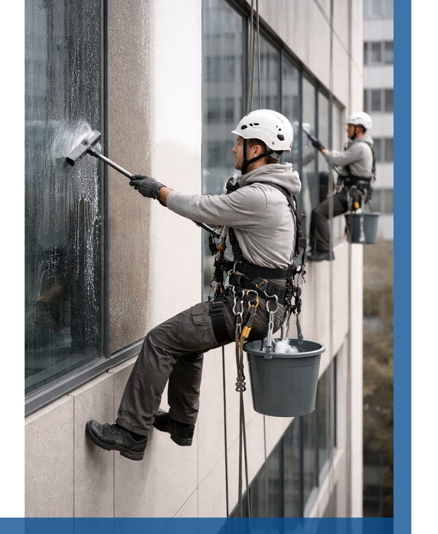 Мойка фасадов зданий в Реутове под ключ от 364 р. | ВЫСОТНИК-Ртв