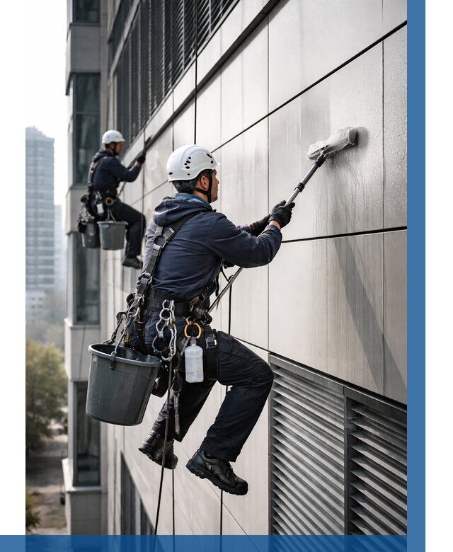 Мойка вентилируемого фасада в Реутове от 260 р. | ВЫСОТНИК-Ртв