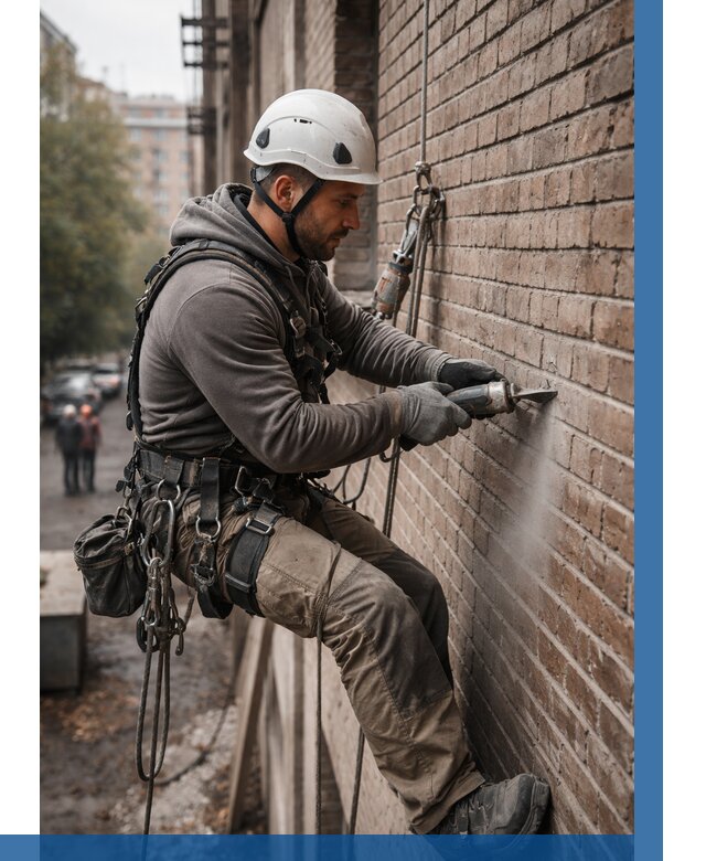 Расшивка кирпичных швов в Реутове от 624 р. | ВЫСОТНИК-Ртв