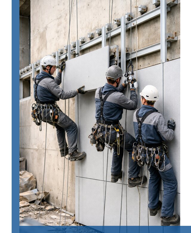 Монтаж вентилируемого фасада в Реутове под ключ с гарантией качества