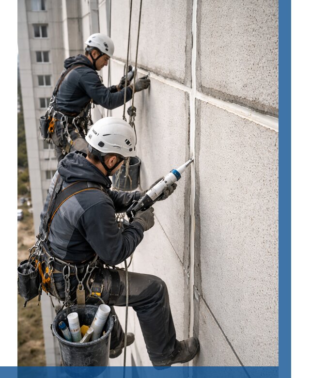 Герметизация межпанельных швов в Реутове от 728 р. | ВЫСОТНИК-Ртв