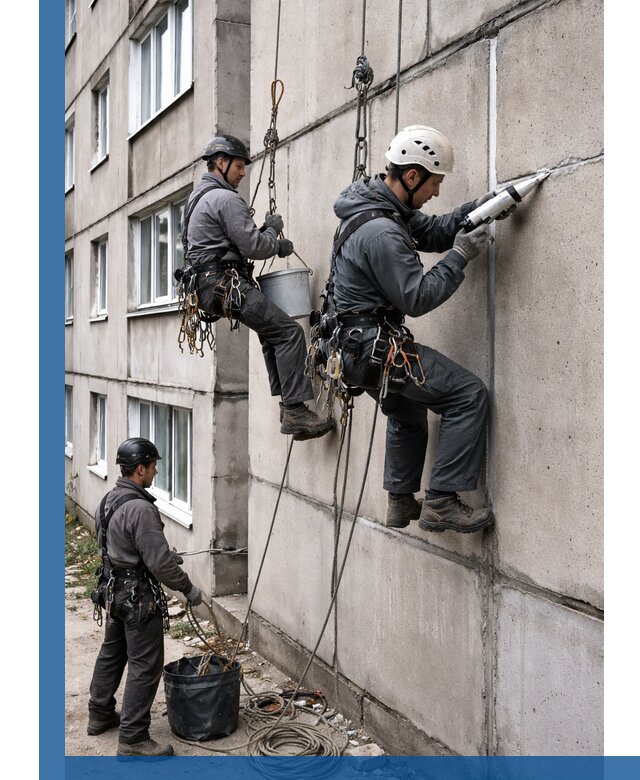 Герметизация межпанельных швов в Реутове с гарантией герметичности