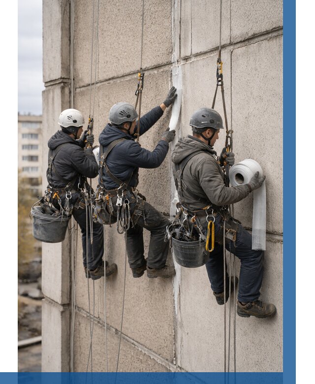 Ремонт межпанельных швов в Реутове от 781 р. | ВЫСОТНИК-Ртв