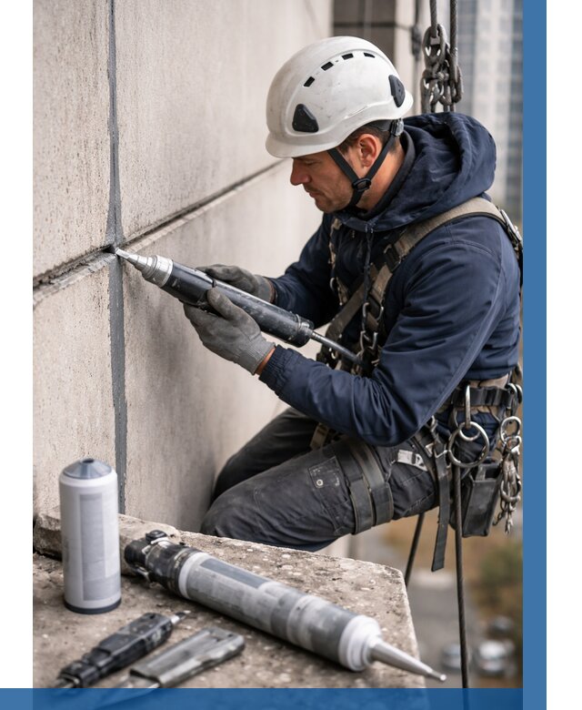 Вторичная герметизация швов в Реутове от 468 р. | ВЫСОТНИК-Ртв