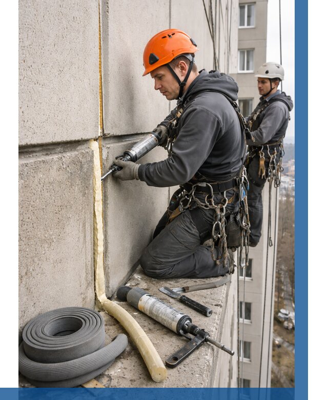 Теплый шов межпанельные швы в Реутове от 728 р. | ВЫСОТНИК-Ртв