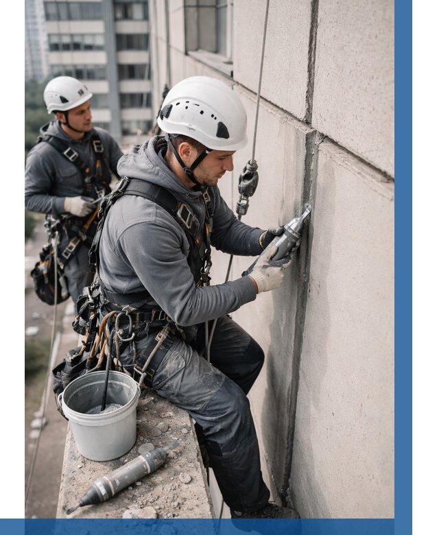 Ремонт деформационных швов здания в Реутове от 1041 р. | ВЫСОТНИК-Ртв