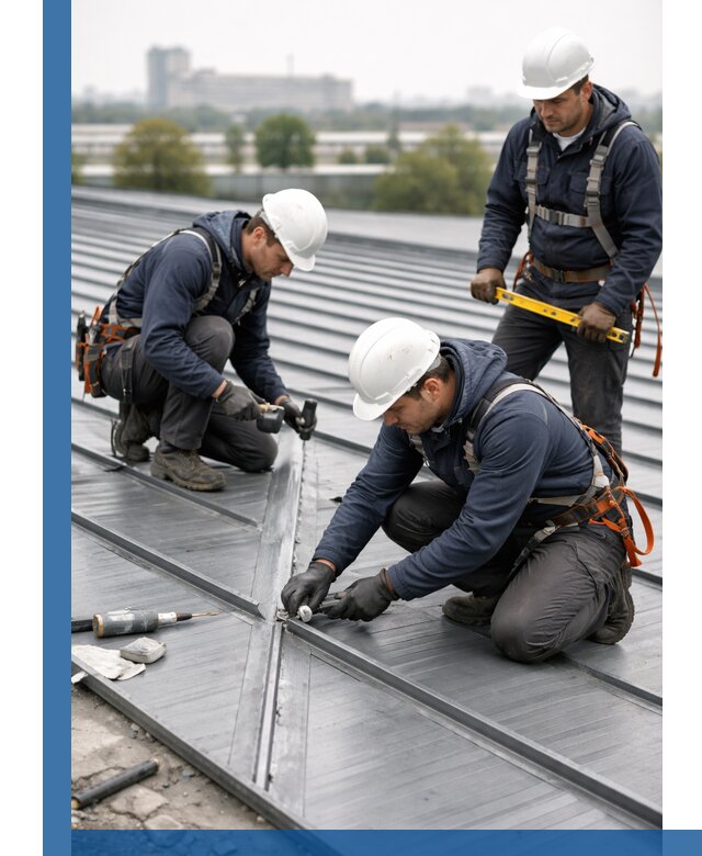 Ремонт фальцевой кровли в Реутове срочно и качественно