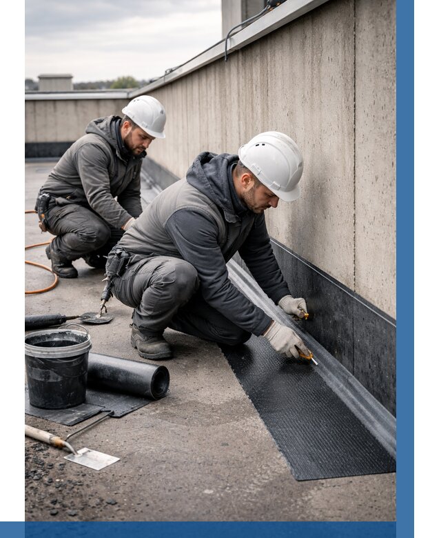 Гидроизоляция примыканий на кровле в Реутове от 937 р. | ВЫСОТНИК-Ртв