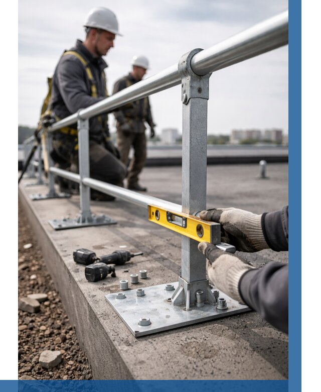 Монтаж кровельного ограждения в Реутове от 1249 р. | ВЫСОТНИК-Ртв