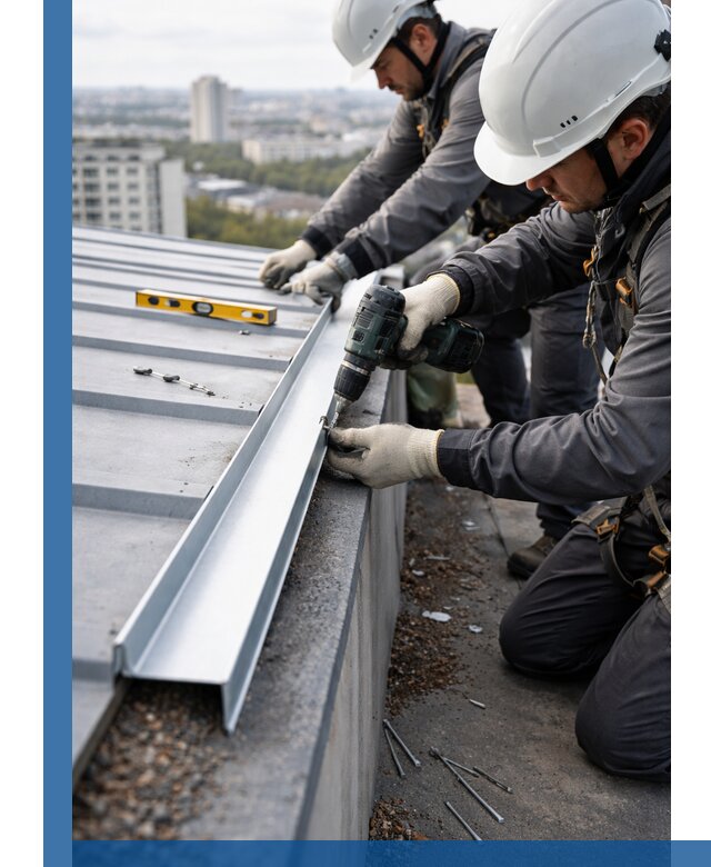 Монтаж капельника на кровле в Реутове с гарантией качества