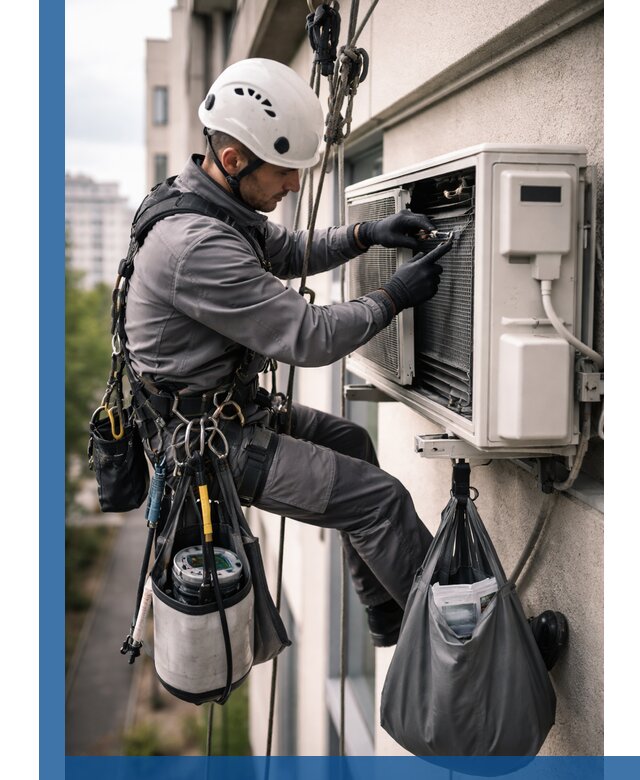 Обслуживание внешнего блока кондиционера в Реутове профессионально