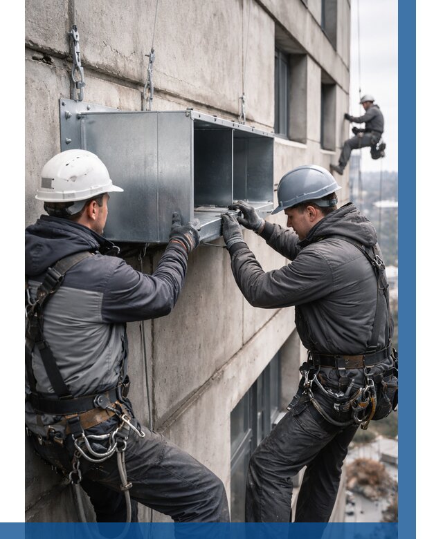 Монтаж вентиляционных коробов в Реутове от 3122 р. | ВЫСОТНИК-Ртв