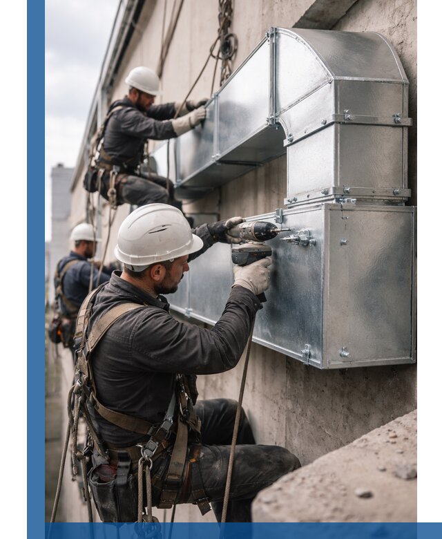 Профессиональный монтаж вентиляционных коробов в Реутове под ключ