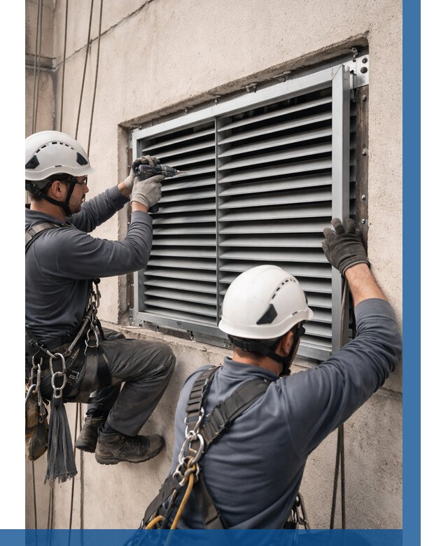 Монтаж вентиляционных решеток в Реутове от 4683 р. | ВЫСОТНИК-Ртв