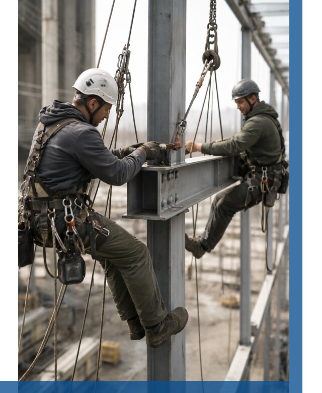 Монтаж металлоконструкций на высоте в Реутове от 3642 р. | ВЫСОТНИК-Ртв