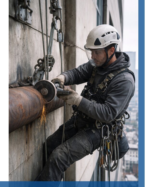 Резка металла на высоте в Реутове по цене от 4683 р. | ВЫСОТНИК-Ртв