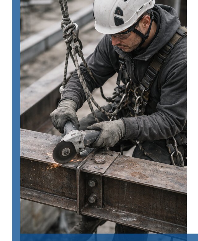 Резка металла на высоте в Реутове для зданий и конструкций