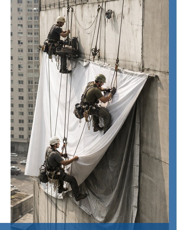 Замена баннерного полотна в Реутове от 6765 р. | ВЫСОТНИК-Ртв—заказать