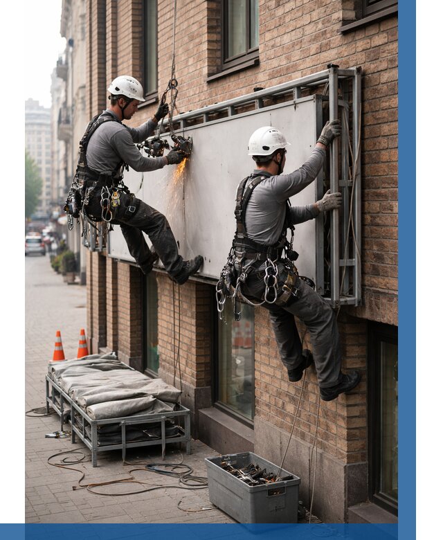 Демонтаж рекламной вывески в Реутове от 6765 р. | ВЫСОТНИК-Ртв