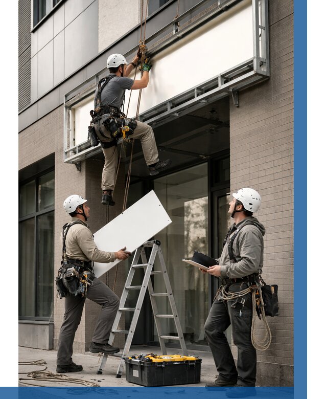 Монтаж светового короба в Реутове от 6765 р. | ВЫСОТНИК-Ртв