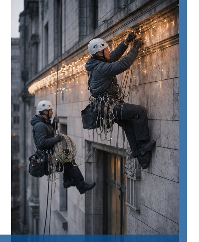 Монтаж новогодней иллюминации в Реутове от 8846 р. | ВЫСОТНИК-Ртв