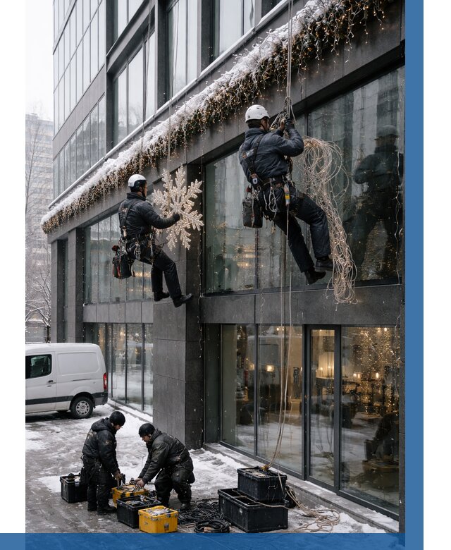 Демонтаж новогоднего оформления в Реутове от 5724 р. | ВЫСОТНИК-Ртв