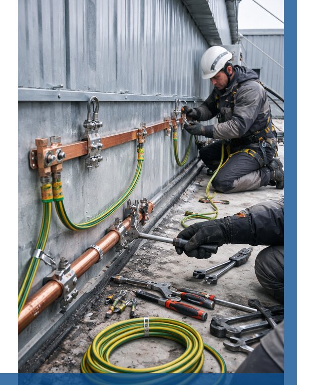 Монтаж заземления здания в Реутове от 26018 р. | ВЫСОТНИК-Ртв