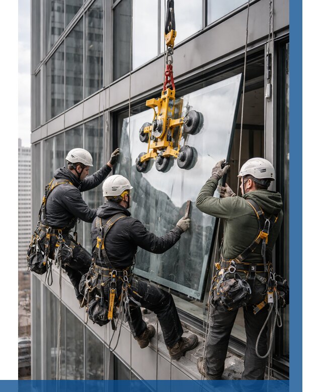 Фасадное остекление зданий под ключ в Реутове от 10407 р. | ВЫСОТНИК-Ртв