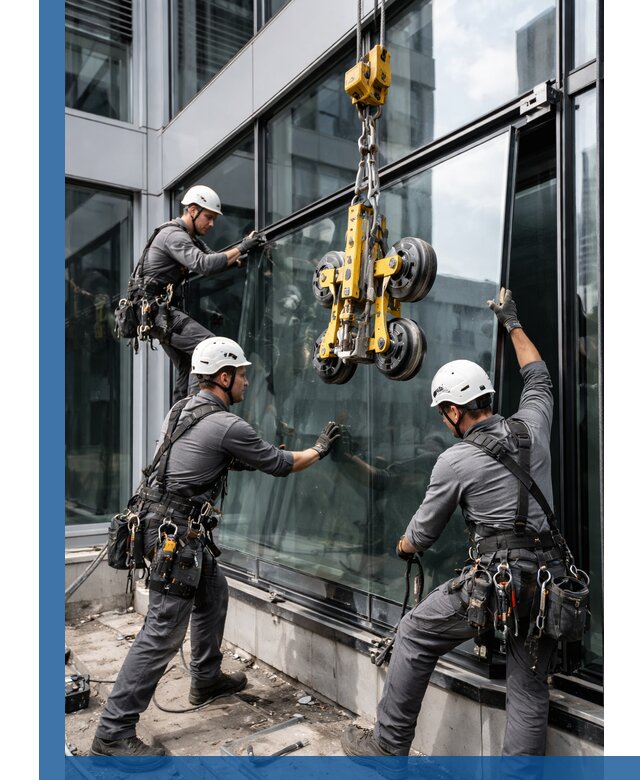 Структурное остекление фасадов в Реутове монтаж и обслуживание