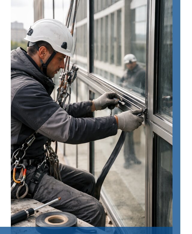 Ремонт витражных конструкций в Реутове от 3642 р. | ВЫСОТНИК-Ртв