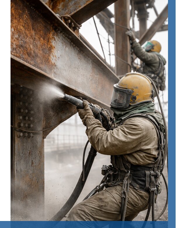 Пескоструйная очистка металлоконструкций в Реутове по 624 р.  ВЫСОТНИК-Ртв