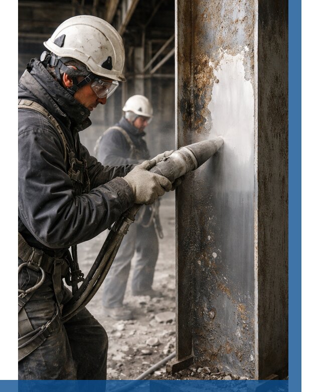 Удаление старой краски с металла в Реутове от 468 р. | ВЫСОТНИК-Ртв