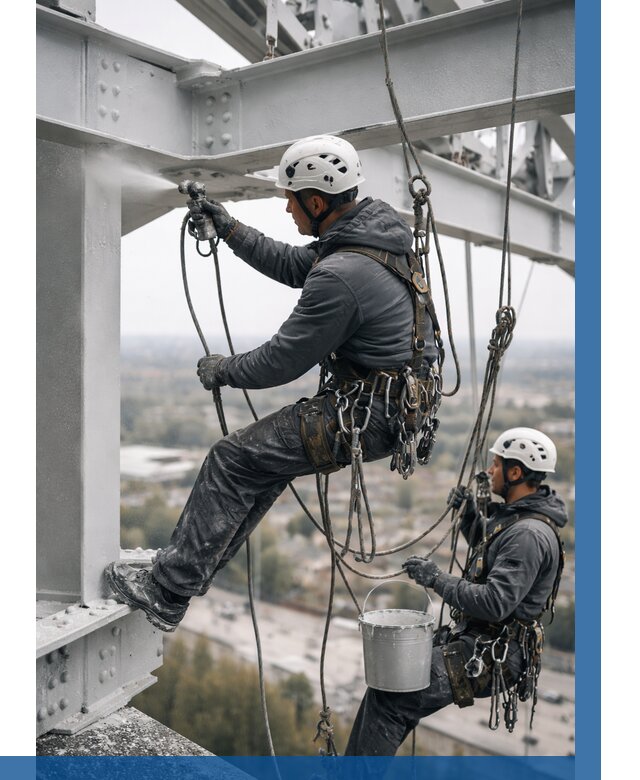 Покраска металлоконструкций на высоте в Реутове 364 р |ВЫСОТНИК-Ртв