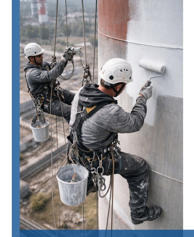 Покраска дымовых труб в Реутове: антикоррозийная защита и восстановление