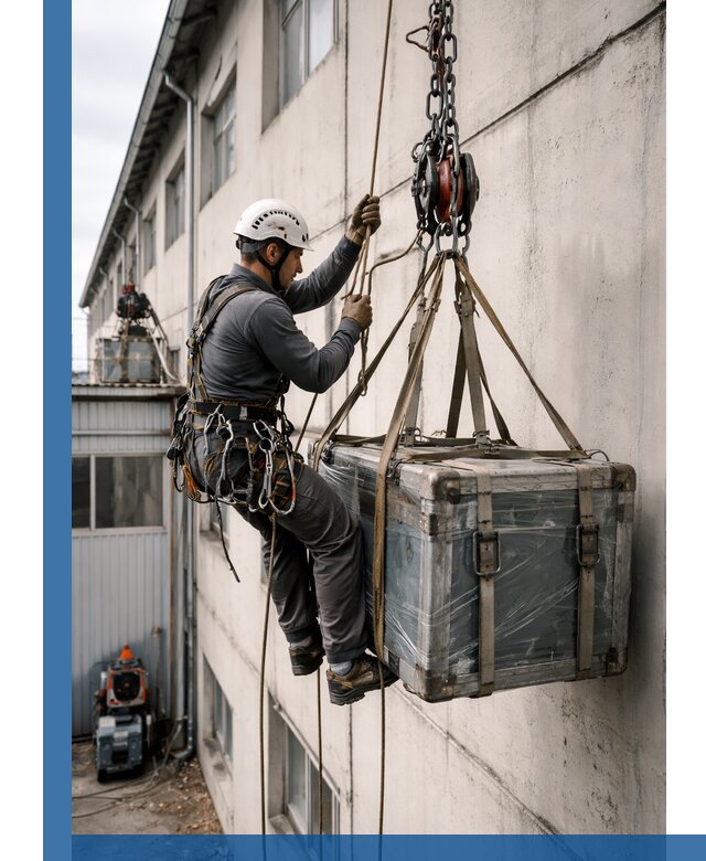 Подъем грузов на высоту в Реутове для промышленных объектов