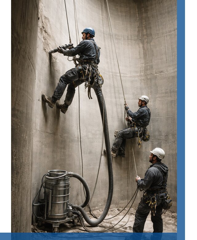 Зачистка силосов в Реутове от 4683 р. Договор и смета ВЫСОТНИК-Ртв