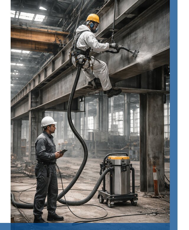 Обеспыливание конструкций в цехе в Реутове от 4371 р. | ВЫСОТНИК-Ртв