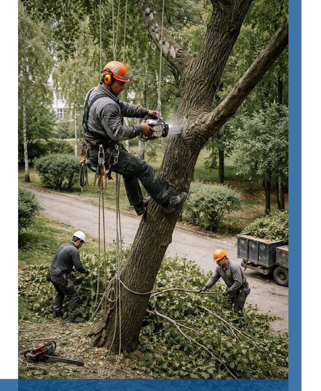 Кронирование деревьев в Реутове от 6765 р. | ВЫСОТНИК-Ртв