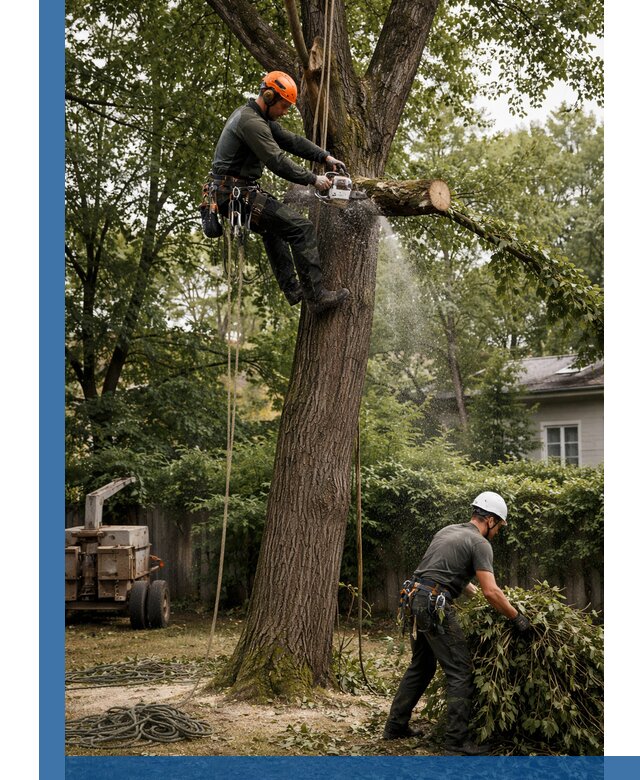 Кронирование деревьев в Реутове, безопасная высотная обрезка