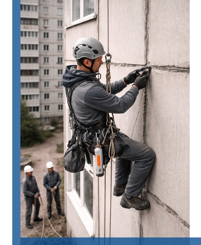 Обследование межпанельных швов и герметизация в Реутове
