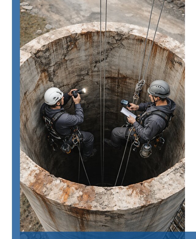 Обследование дымовой трубы: диагностика и оценка состояния в Реутове